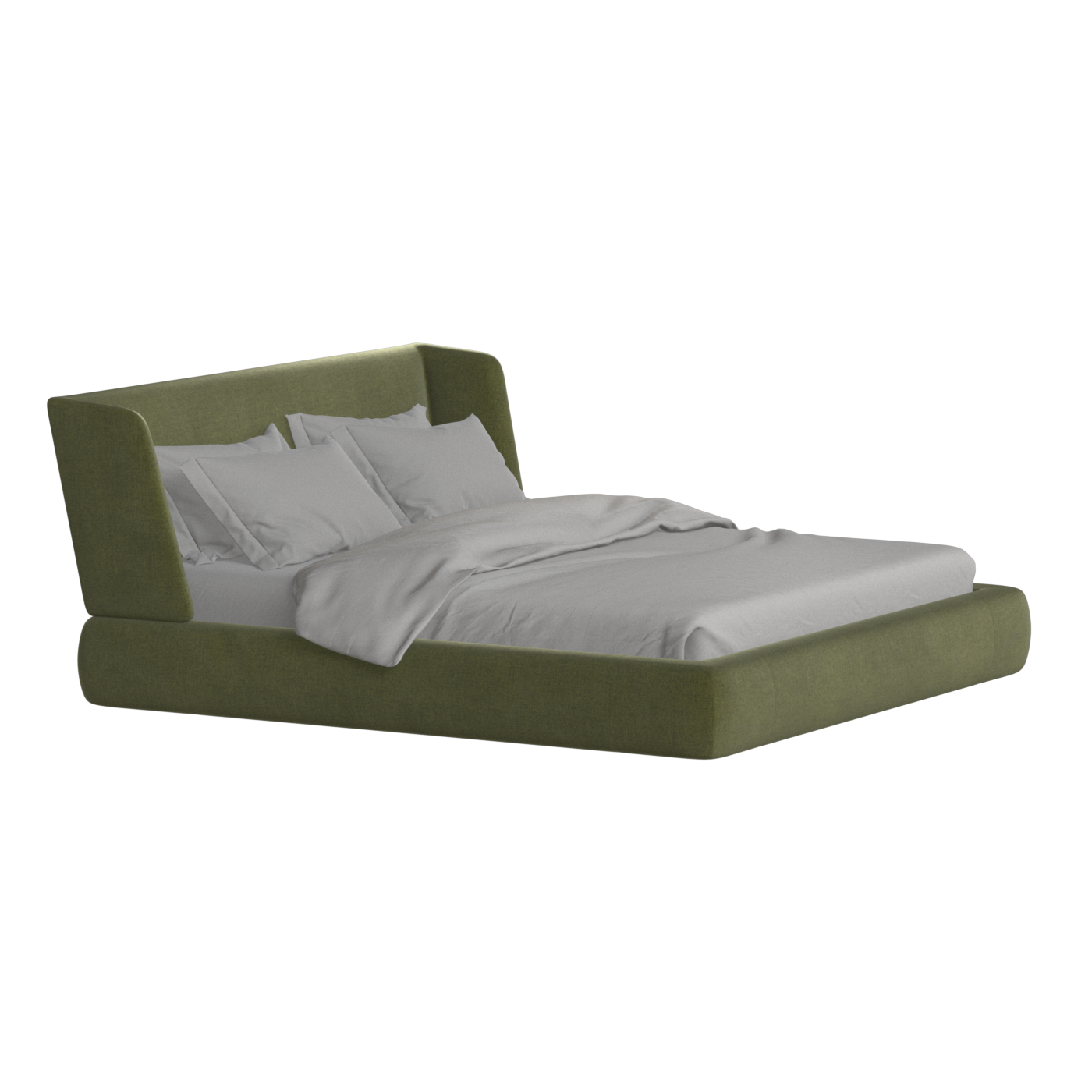 Valentina bed in Boucle Hevia Fabric