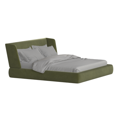 Valentina bed in Boucle Hevia Fabric