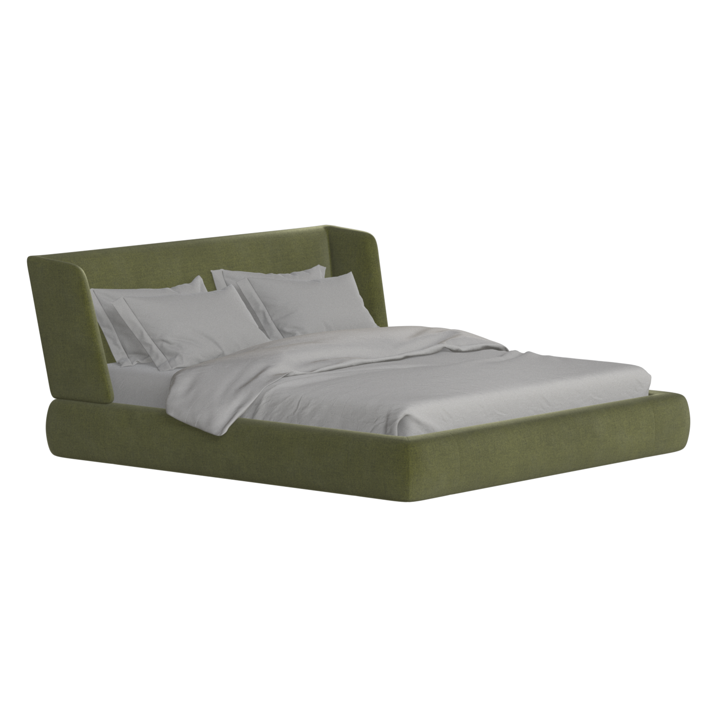 Valentina bed in Boucle Hevia Fabric