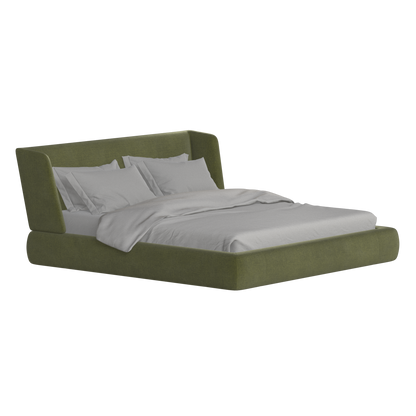 Valentina bed in Boucle Hevia Fabric