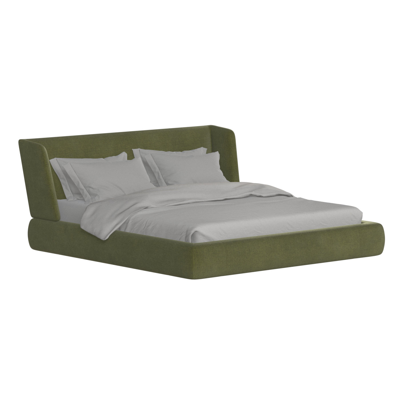 Valentina bed in Boucle Hevia Fabric