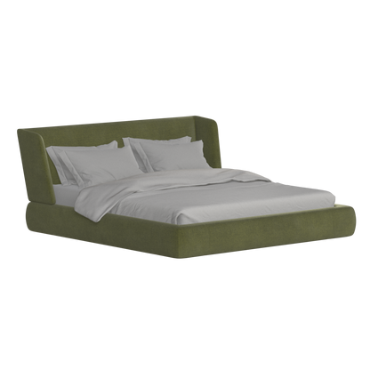 Valentina bed in Boucle Hevia Fabric