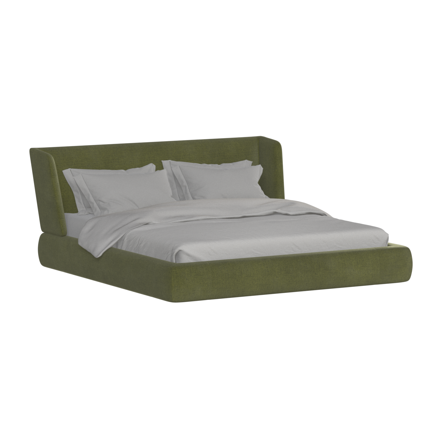Valentina bed in Boucle Hevia Fabric