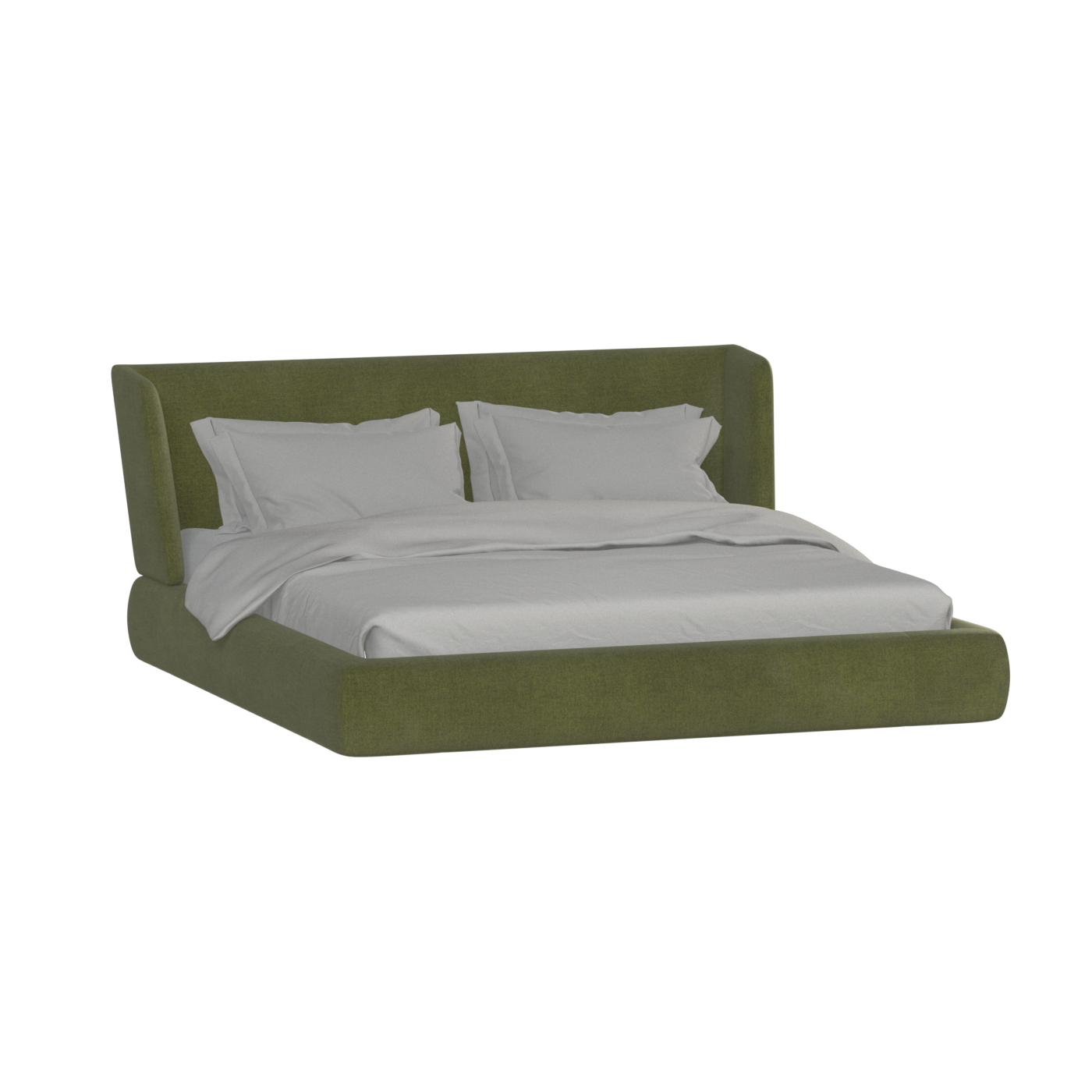 Valentina bed in Boucle Hevia Fabric