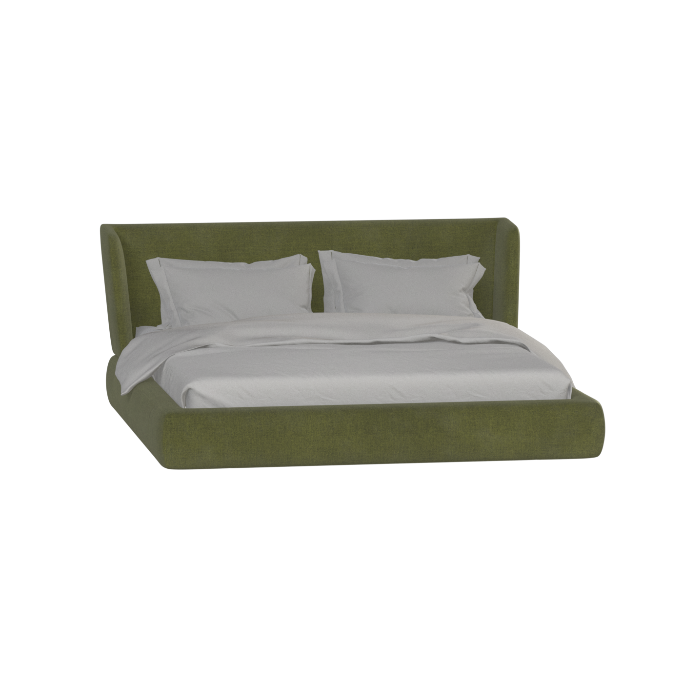 Valentina bed in Boucle Hevia Fabric