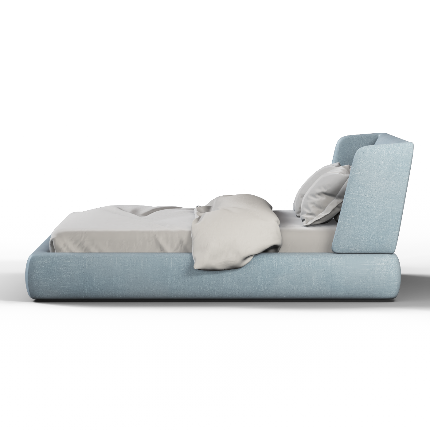 Valentina bed in Boucle Hevia Fabric