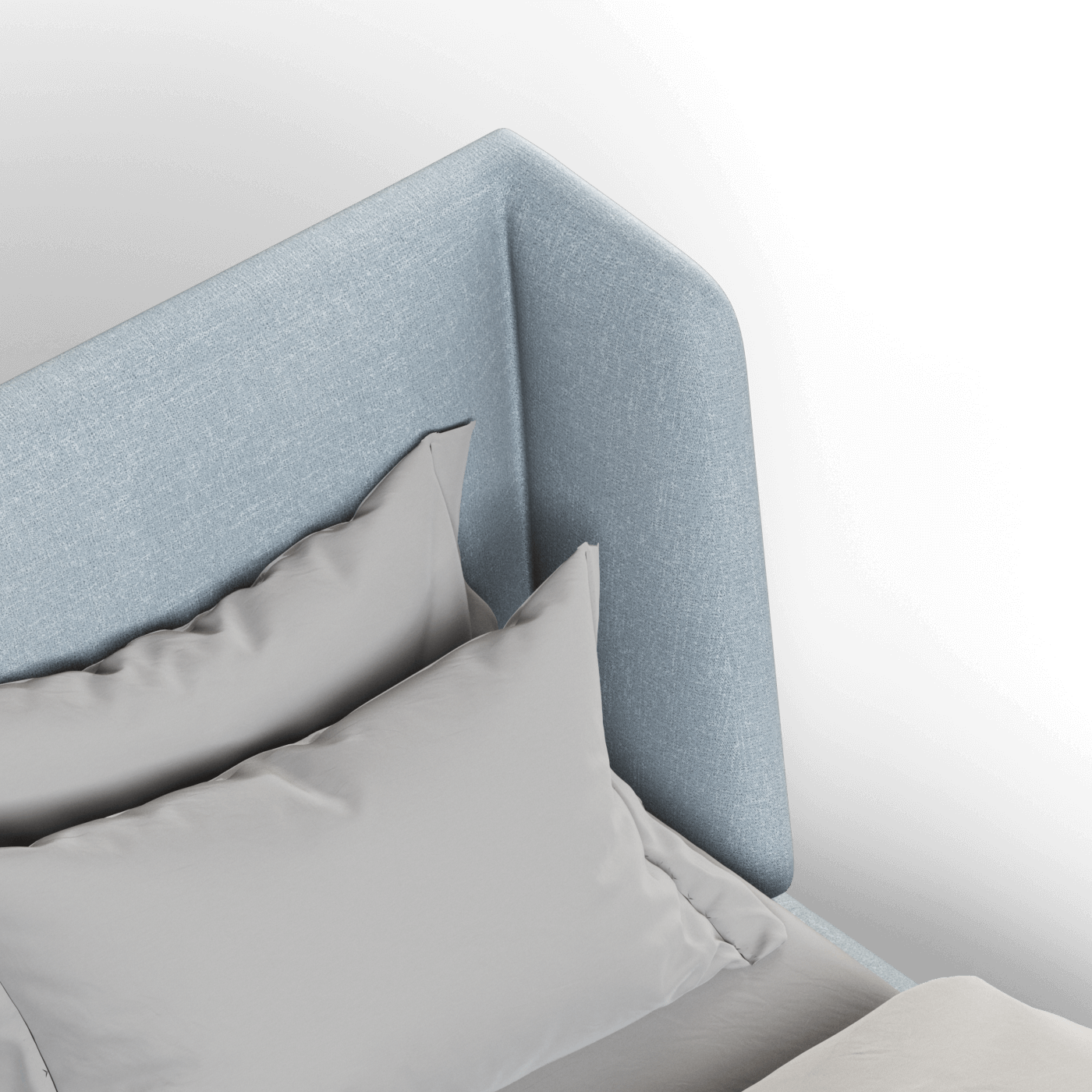 Valentina bed in Boucle Hevia Fabric