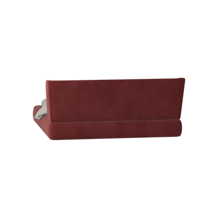Valentina bed in Boucle Velvet Fabric