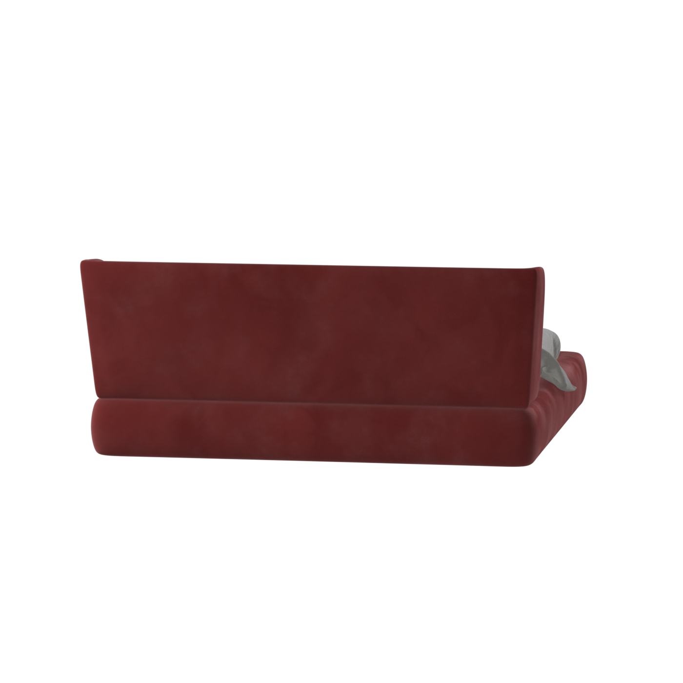 Valentina bed in Boucle Velvet Fabric
