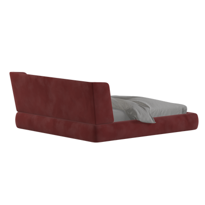 Valentina bed in Boucle Velvet Fabric