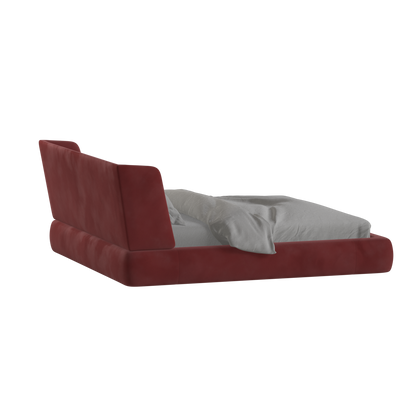 Valentina bed in Boucle Velvet Fabric