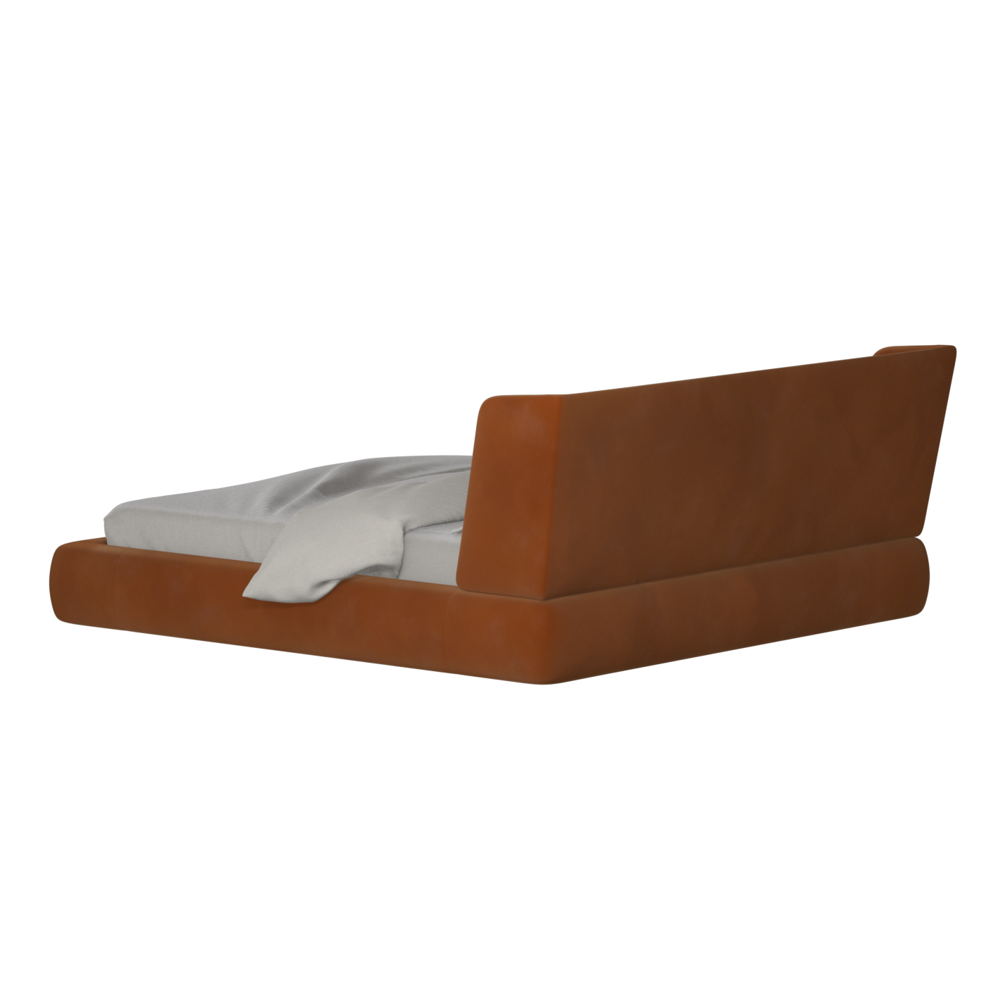 Valentina bed in Boucle Velvet Fabric