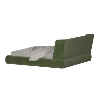 Valentina bed in Boucle Velvet Fabric