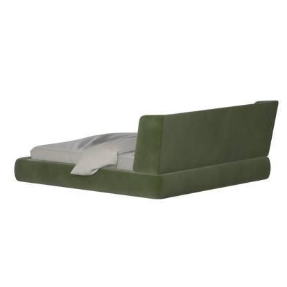 Valentina bed in Boucle Velvet Fabric