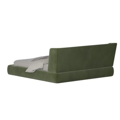 Valentina bed in Boucle Velvet Fabric