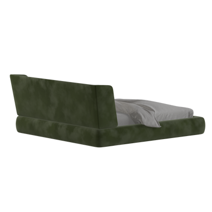 Valentina bed in Boucle Velvet Fabric