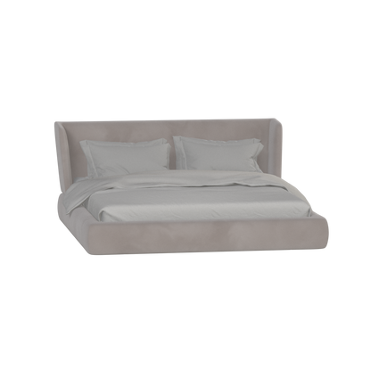 Valentina bed in Boucle Velvet Fabric